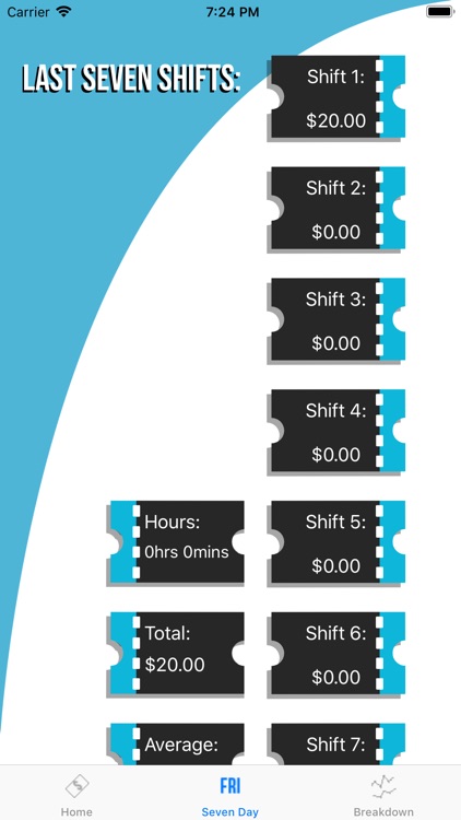 Ticket: Tip Recording