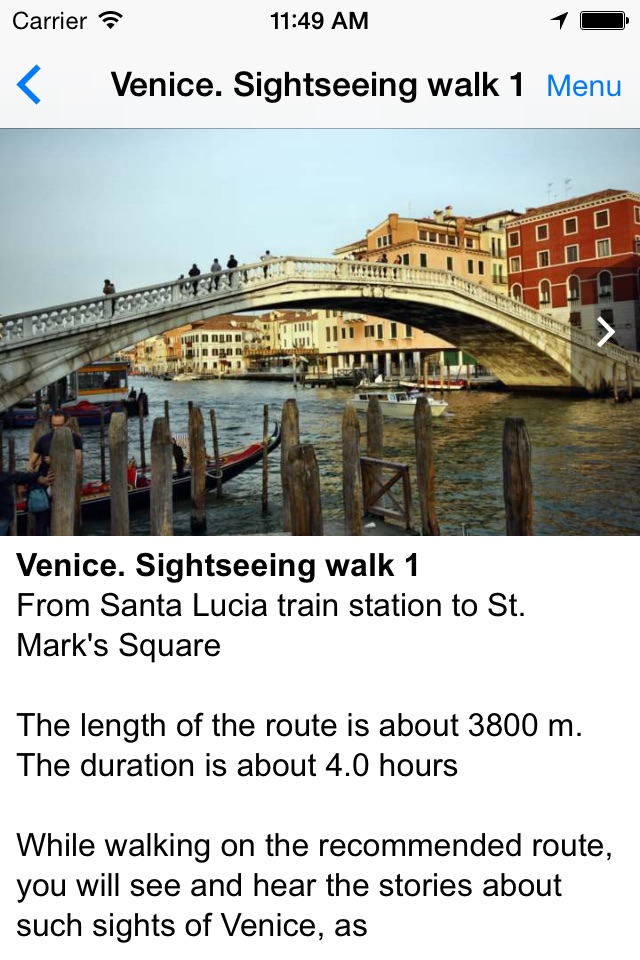 Venice offline audio guide screenshot 4