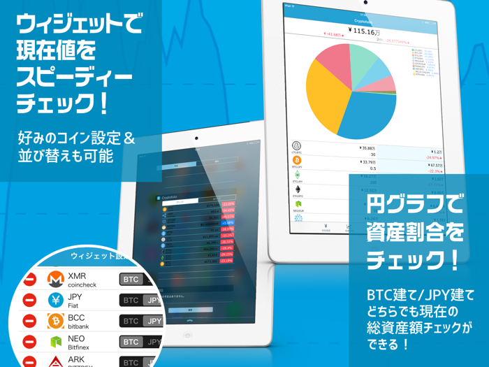 Cryptofolio（クリプトフォリオ）仮想通貨管理アプリ