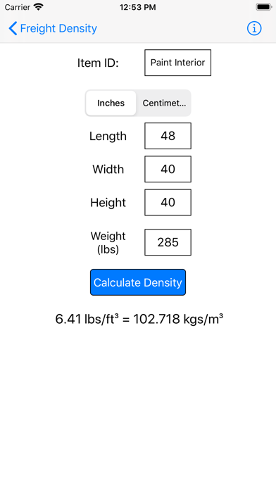 Freight Density screenshot 2
