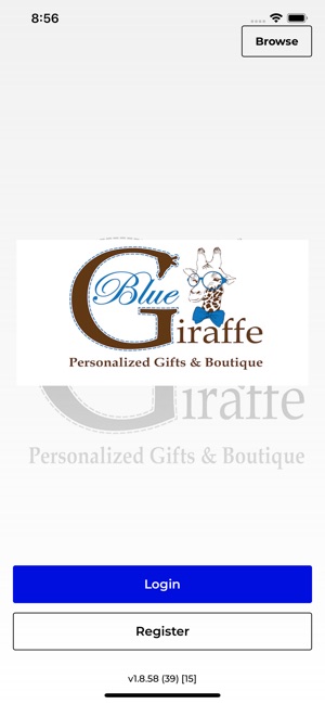 Blue Giraffe