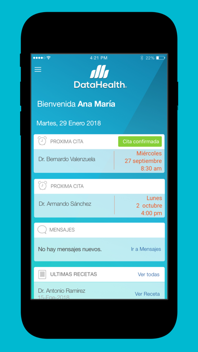 DataHealth Paciente screenshot 2