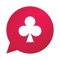 Chat and play mobile poker with friends