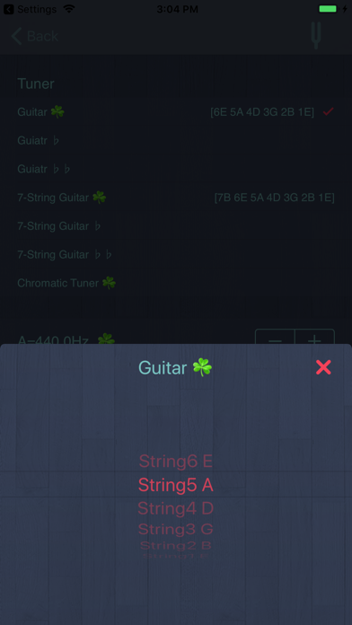 X Guitar Tuner Pro screenshot 4