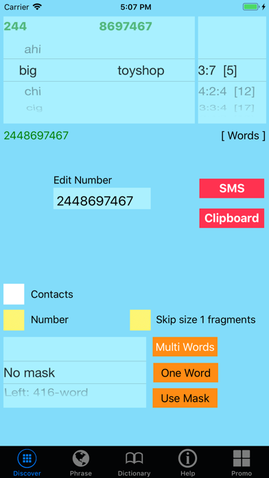 Phone Number in Words screenshot 2