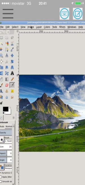 XGimp Image Editor Paint Tool