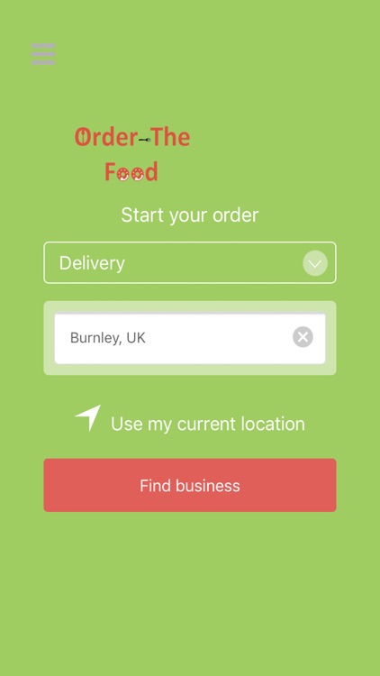 OrderTheFood Delivery App