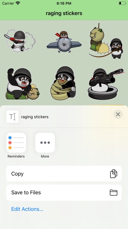 raging stickers