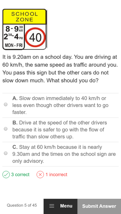 Driver Knowledge Tests NSW screenshot 3
