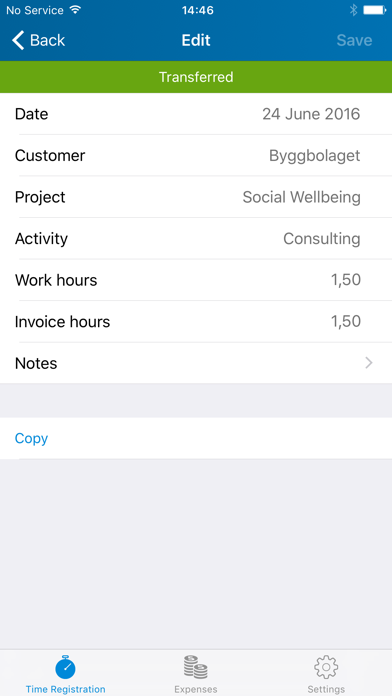 How to cancel & delete Visma eAccounting Time from iphone & ipad 3