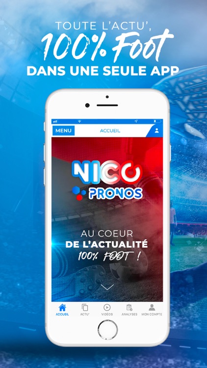 Nico Pronos- Actu, Foot, Prono