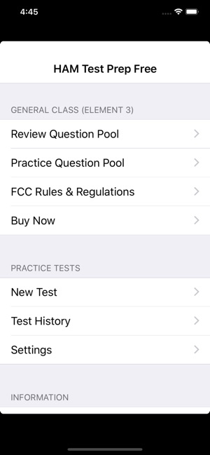 HAM Test Prep Free:  General