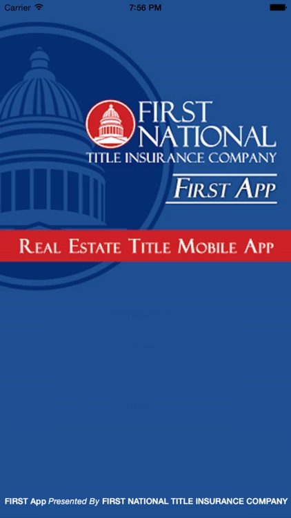 FIRST App – Real Estate Title