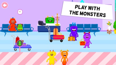 My Monster Town: Airport Game screenshot 3
