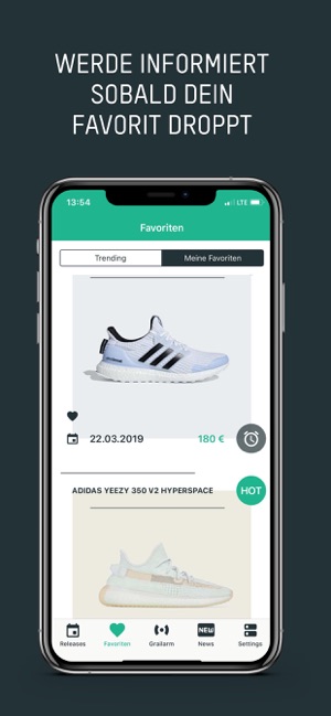 Grailify Sneaker Releases im App Store Grailify Sneaker Releases im App Store