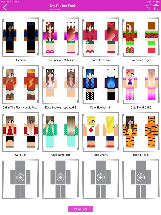 Best Girl Skins For Minecraft On The App Store