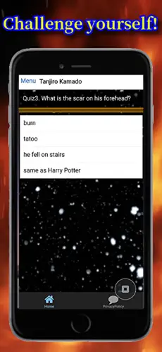 Skærmbillede 2 Quiz for Demon Slayer iphone