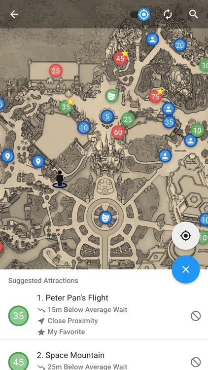 Merlin's Map for Disney World