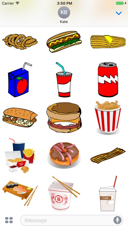 Fast Food Stickers!