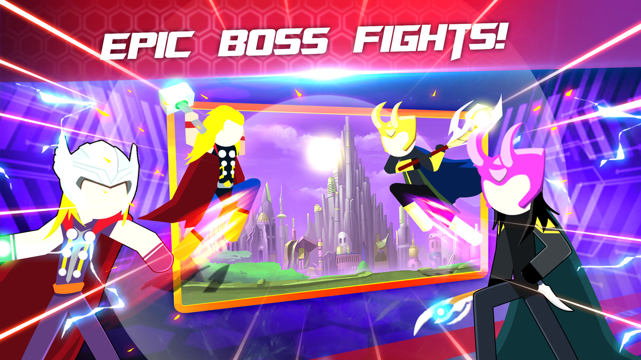 Super Stickman Heroes Warriors Hack screenshot 4 - iOS game interface