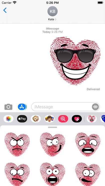 Heartprint Emoji Stickers