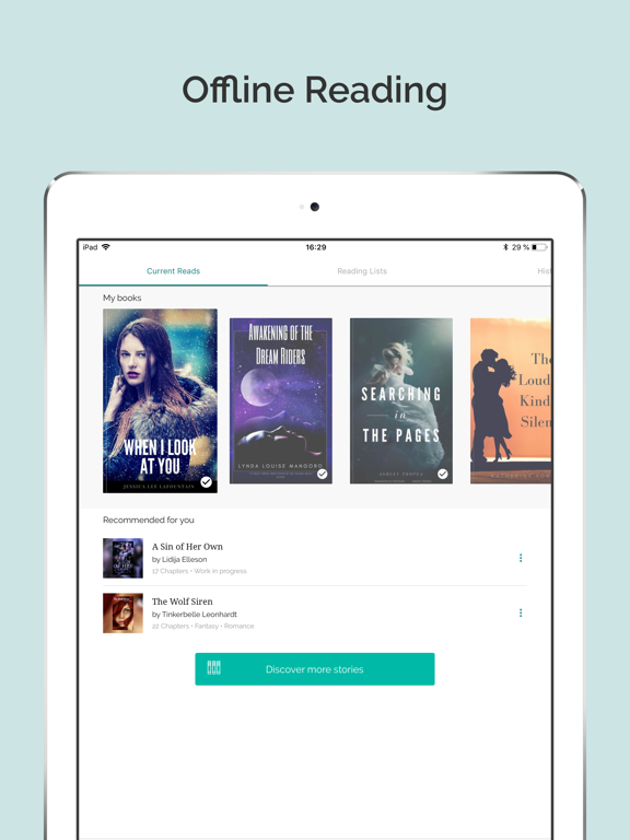 iPad Image of Inkitt: Books, Novels, Stories
