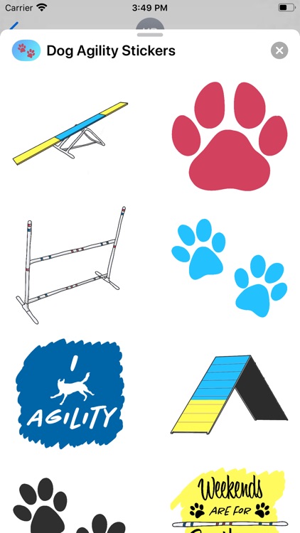 Dog Agility Stickers