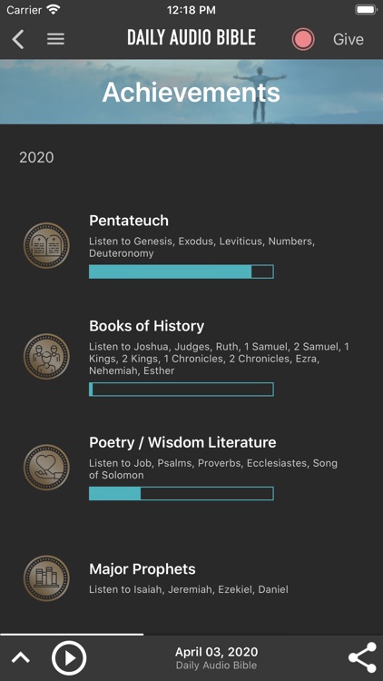 Daily Audio Bible Mobile App screenshot-5