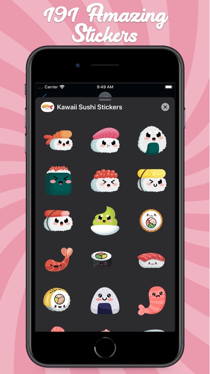 Kawaii Sushi Stickers screenshot-4