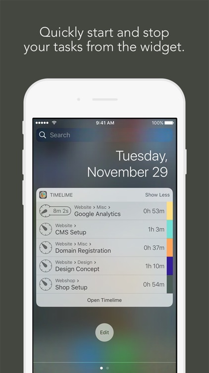 Timelime Time Tracking screenshot-4