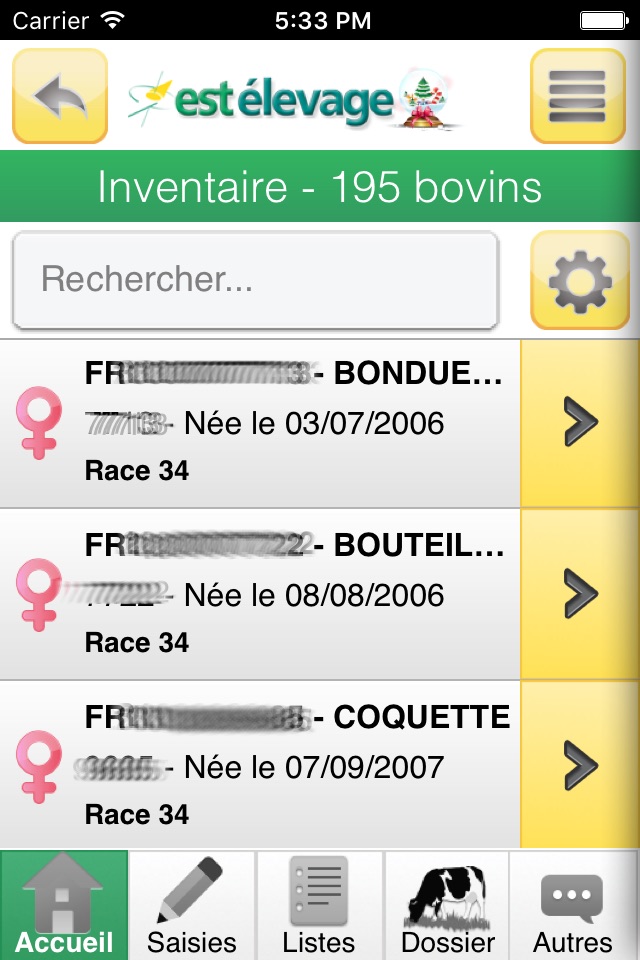 EstElevage screenshot 2