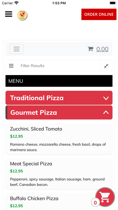 Franco's Pizza Dover screenshot 2