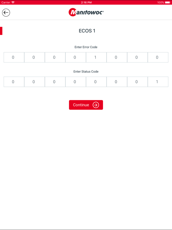 Manitowoc Diagnostic Code App screenshot 3