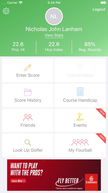HNA Handicaps & Tournament App