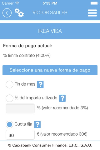 IKEA VISA screenshot 3