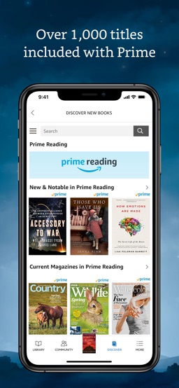 Amazon Kindle app screenshot