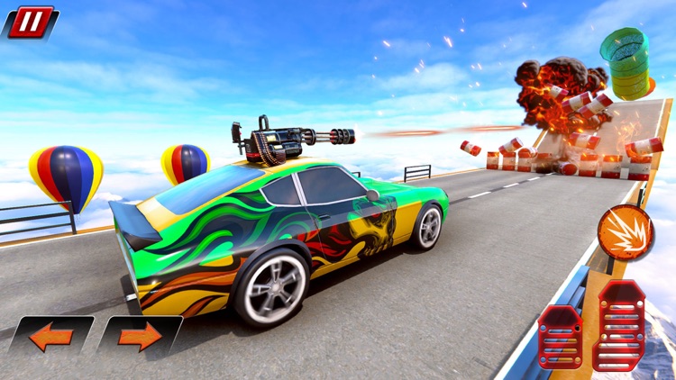 Crazy Shooting Car Stunts Sim screenshot-3