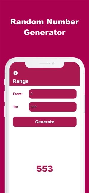 Range: Random Number Generator(圖1)-速報App