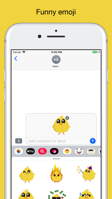 Cute chicken stickers & emoji screenshot 3