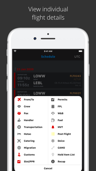 How to cancel & delete FL3XX Dispatch from iphone & ipad 3