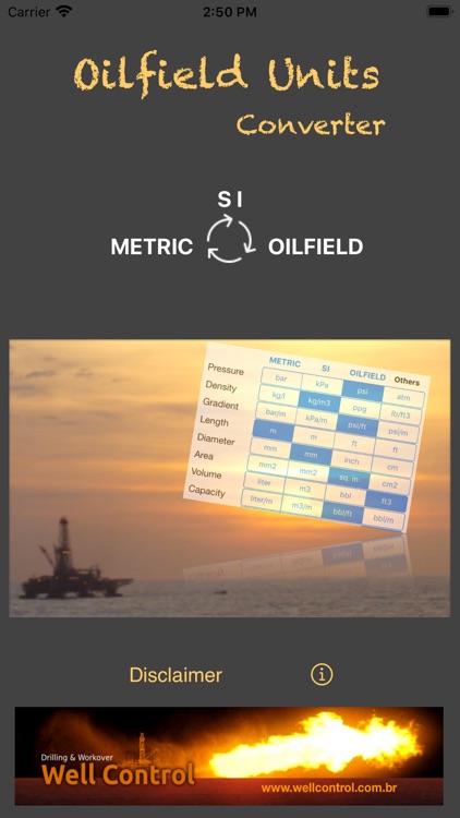 Oilfield Units Converter