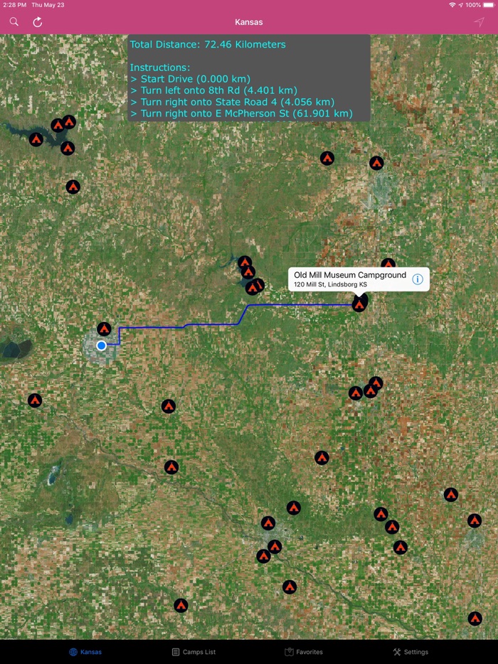 Kansas – Nebraska Camps  RVs