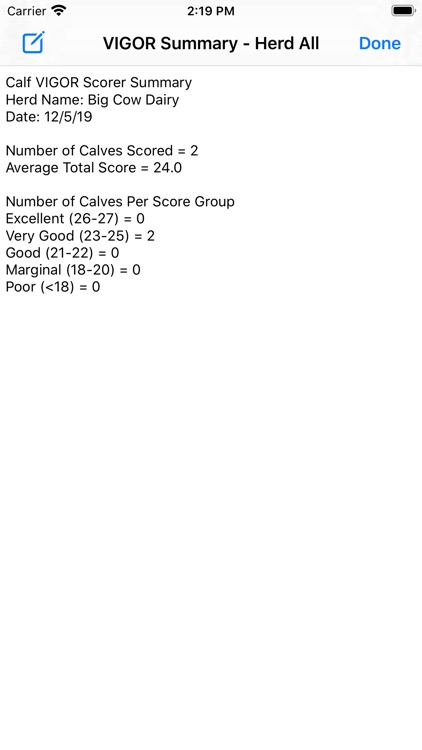 Calf VIGOR Scorer screenshot-5