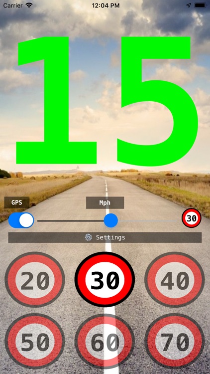 Colour Changing Speedometer