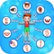 An amazing app that helps to teach child body parts name with fun 