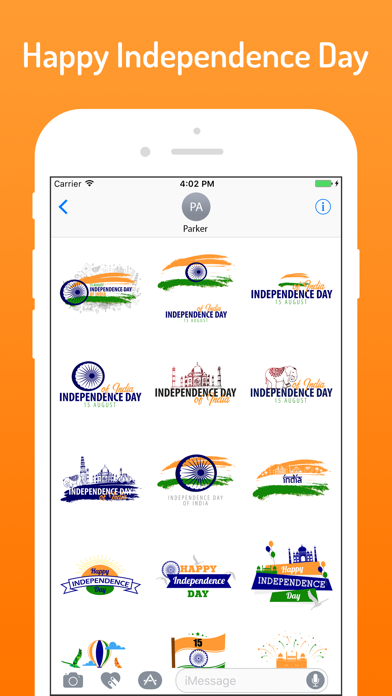 Independence Day Stickers !! screenshot 3