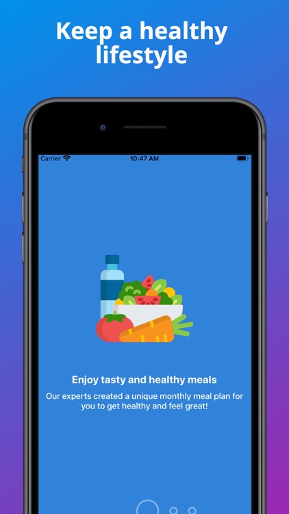 Healthy food marathon