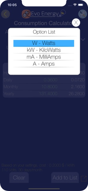 Evo Energy - Cost Calculator(圖5)-速報App