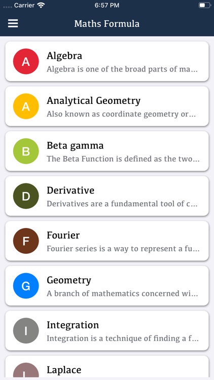 All Maths Formula Lite