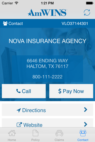 Amwins Auto Policyholder screenshot 4